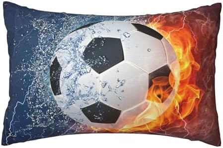 Sports Themed Throw Pillow Covers for Boys and Teens