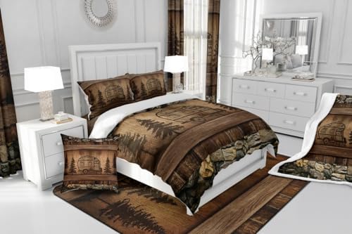 Erosebridal Kids Camper Quilt Set