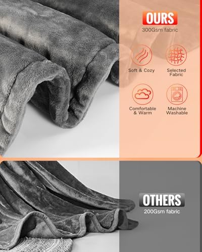 Diweez Cordless Heated Blanket with 3 Heat Levels