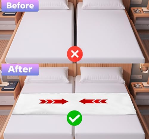 AINTE Twin to King Bed Converter with Straps and Buckles 1