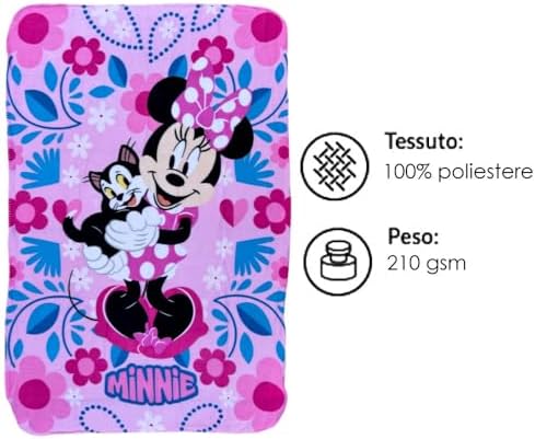 Disney Minnie Mouse Cozy Throw Blanket