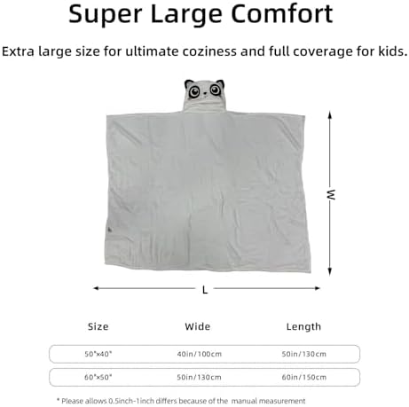 Arkwida Bear Hooded Towel for Kids