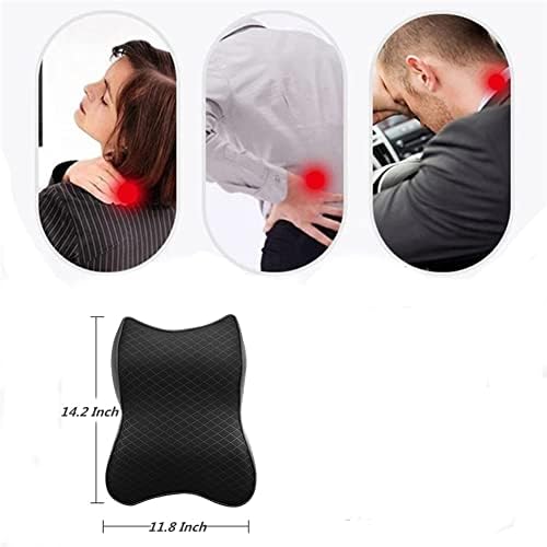 WAQIA Car Seat Neck Pillow with Memory Foam and Removable Cover