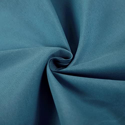 NHNHN Fitted Sheet Full Size Turquoise