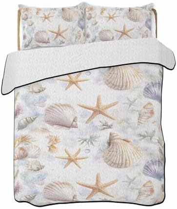 TocaHome Summer Quilt Twin XL 68x98 Inch Set with 2 Pillowcases