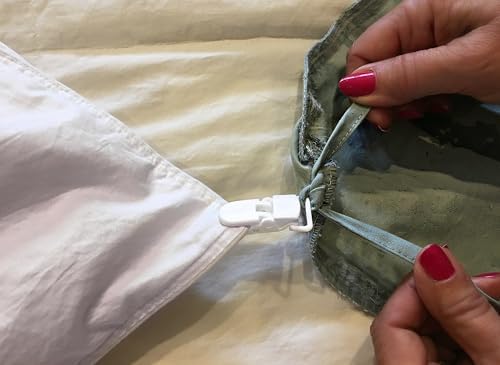 Duvet Clips for Secure Inserts - 12-Piece Set