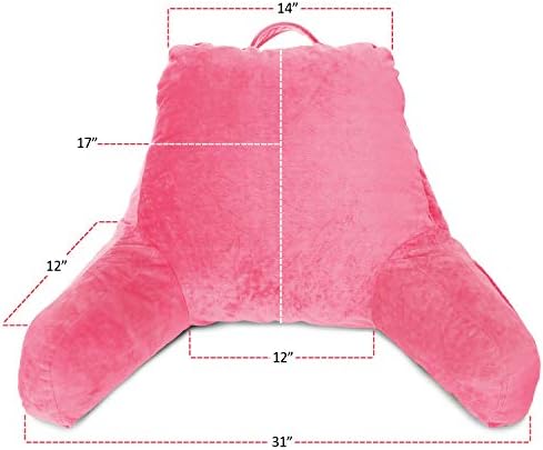 Clara Clark Reading Pillow - Medium Light Pink