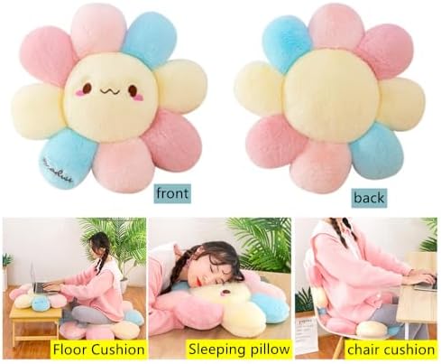 NatureMan Daisy Flower Throw Pillow - Large 22inch Floor Cushion