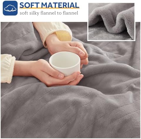 Sealy Electric Blanket Throw with 6 Heat Settings