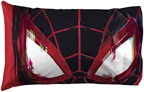 Jay Franco Marvel Miles Morales Reversible Pillowcase - Kids Super Soft Bedding