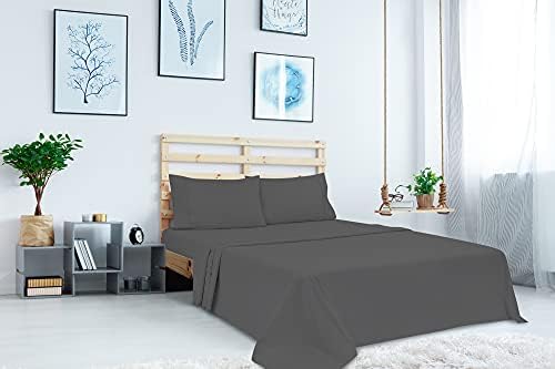 ROYALE LINENS Twin XL Flat Sheet - Ultra Soft Brushed Microfiber
