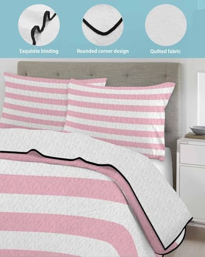 TocaHome Summer Quilt Twin XL 68x98 Inch Set with 2 Pillowcases 1