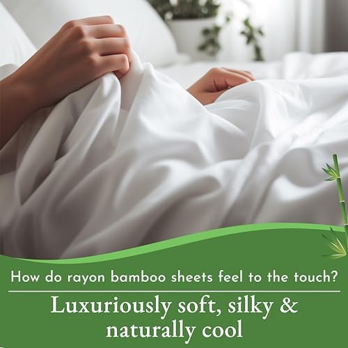 California Design Den Bamboo Rayon Sheets Queen Set