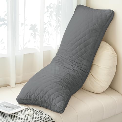 Ubauba Memory Foam Body Pillow - 20x54 Inch Grey 1