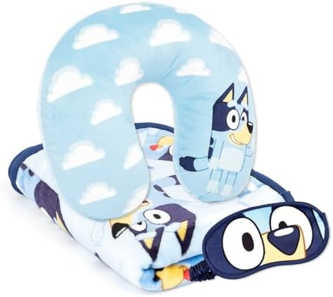 Jay Franco Bluey Kids Travel Set - 3 Piece