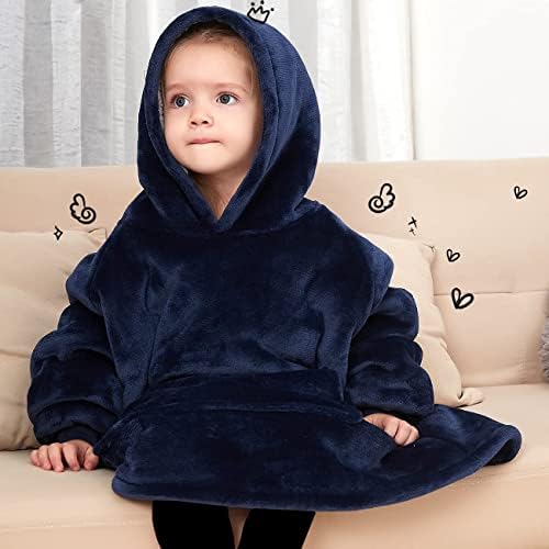 KFUBUO Wearable Blanket Hoodie Kids 2-6YR