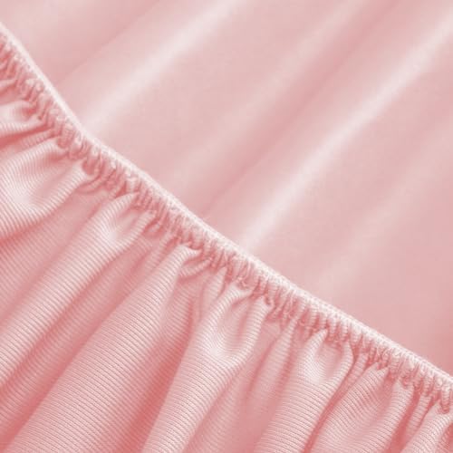 Biloban Twin Fitted Sheet 2 Pack Pink