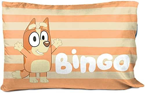 Jay Franco Bluey Hello Pillowcase - Reversible Kids Bedding