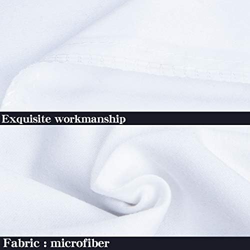 NTBAY Body Pillowcase - 20x54 Inches White Microfiber