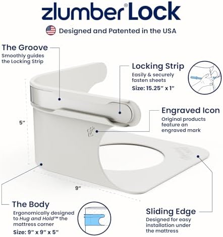 Zlumber Lock Sheet Holders - Secure All Sheet Sizes