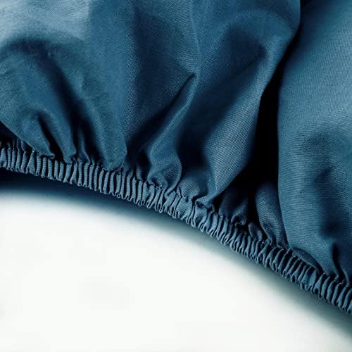 NHNHN Fitted Sheet Full Size Turquoise