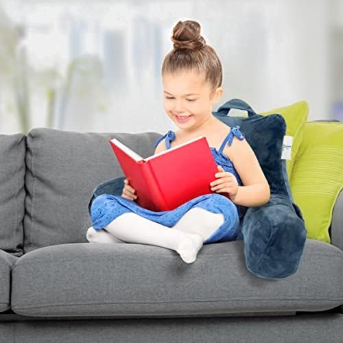 Ice Fusion Kids Reading Pillow with Storage and Cover
