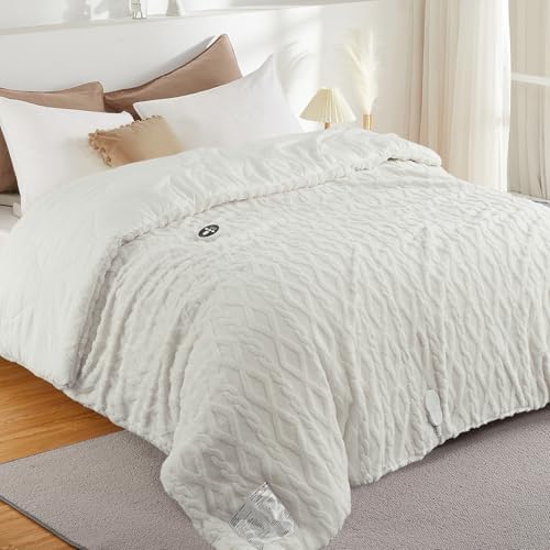 STARBEDIA Heated Comforter Blanket Queen Size