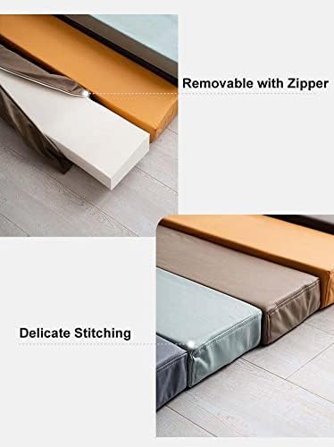YURRO PU Leather Gap Filler Pillow Soft Headboard Support Bedside Protection