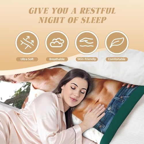 VICRRY Glenn Actor Powell Body Pillow Case 20x54