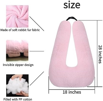FHSGGP Travel Pillow for Kids and Adults Pink