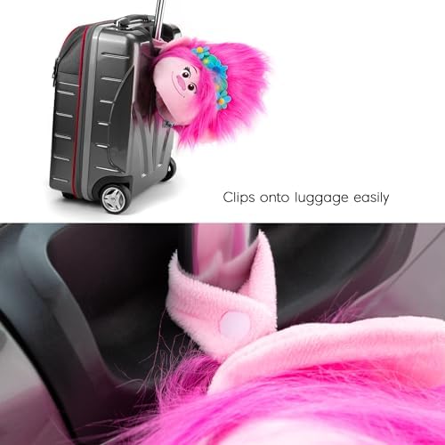 DREAMWORKS TROLLS Armrest Buddy Travel Pillow with Blanket - Queen Poppy 13