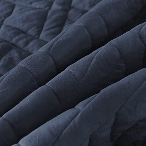HORIMOTE HOME Quilt Set Twin Navy Blue