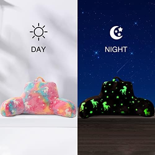 Aimuan Glow in the Dark Reading Pillow with Arms