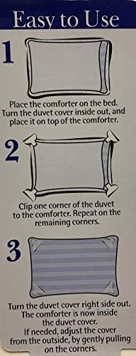 FRESH IDEAS Padded Duvet Clips 4-Pack - No-Shift Fasteners