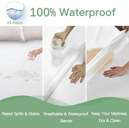Sufdari Waterproof Mattress Protector Twin XL 1