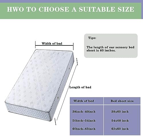 Ntomtuex Sensory Bed Sheet for Weighted Blanket Comfort
