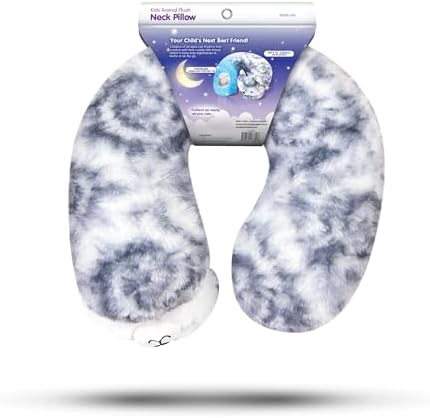 Cloudz Kids Grey Wolf Travel Neck Pillow