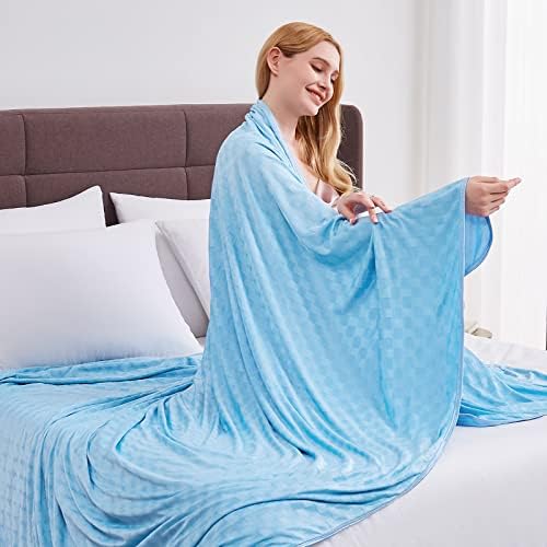 Topcee Cooling Blanket 50x70 Inches Double-Side Bed Throw