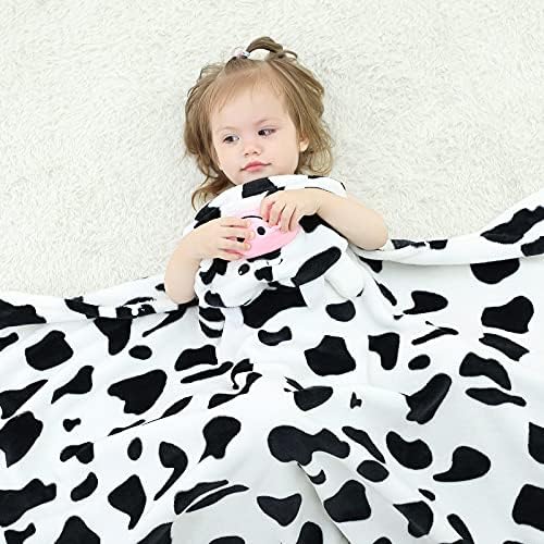 Arkwida Baby Hooded Towel with Hood Flannel Blanket for Kids