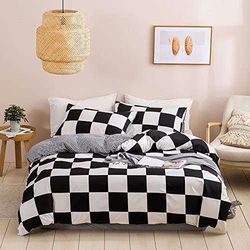 Erosebridal Buffalo Check Duvet Cover Set Queen