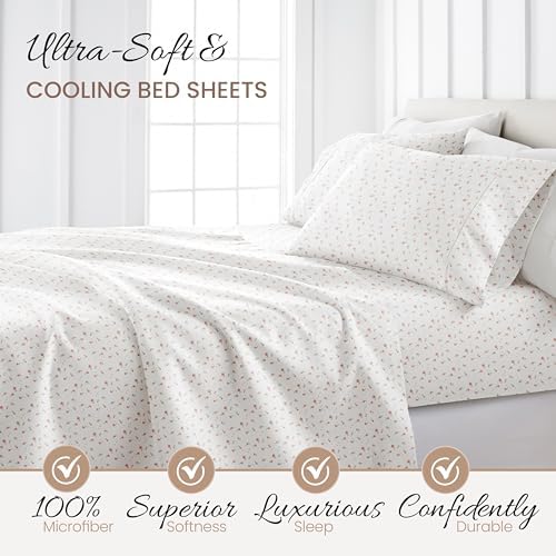 Linen Market Soft Floral Pink Twin Sheet Set 3 Piece