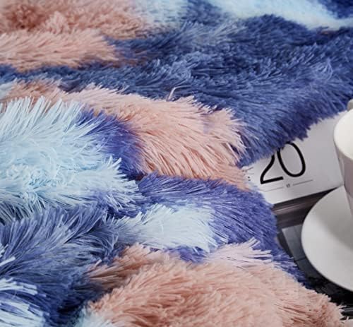 Faux Fur Reading Pillow - Big 30x17x17 Inches Cozy Backrest