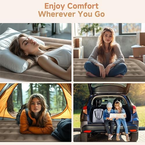 Sebor Air Mattress Twin with Built-in Pump 18 Inch 1