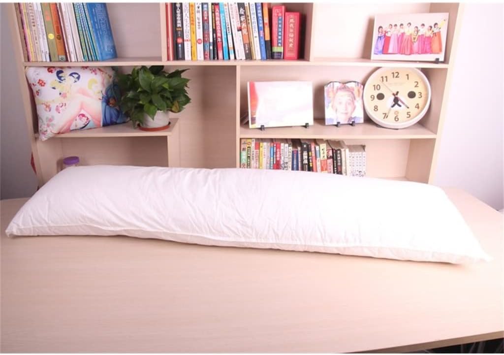 SHENJIA 60x180cm Long Dakimakura Body Pillow Core - White