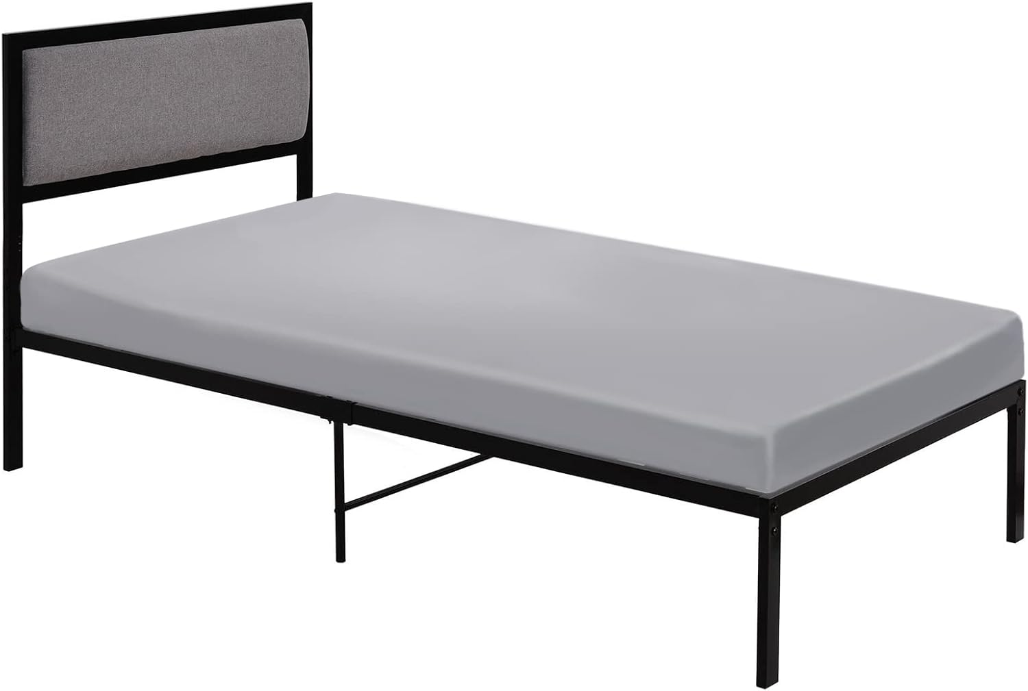 Coldwind Cot Sheets 31 x 75 2 Pack Fitted Microfiber Bed Cover Gray