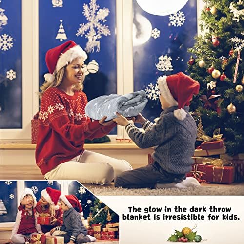 Inhand Glow in the Dark Stars Throw Blanket for Kids 1