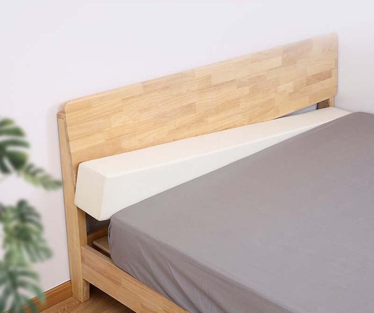Headboard Pillow Bed Gap Filler with Removable Cover
