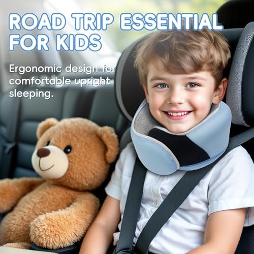 Proglobe Junior Travel Neck Pillow - Ergonomic Soft Washable Ages 413