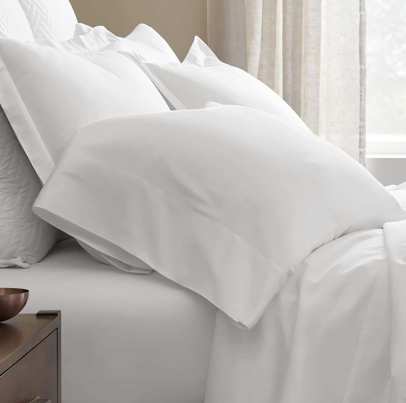Boll Branch Signature Hemmed Pillowcase Set - King White 1