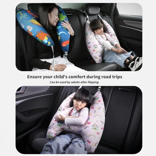 Kids Travel Pillow Dinosaur Cartoon Design